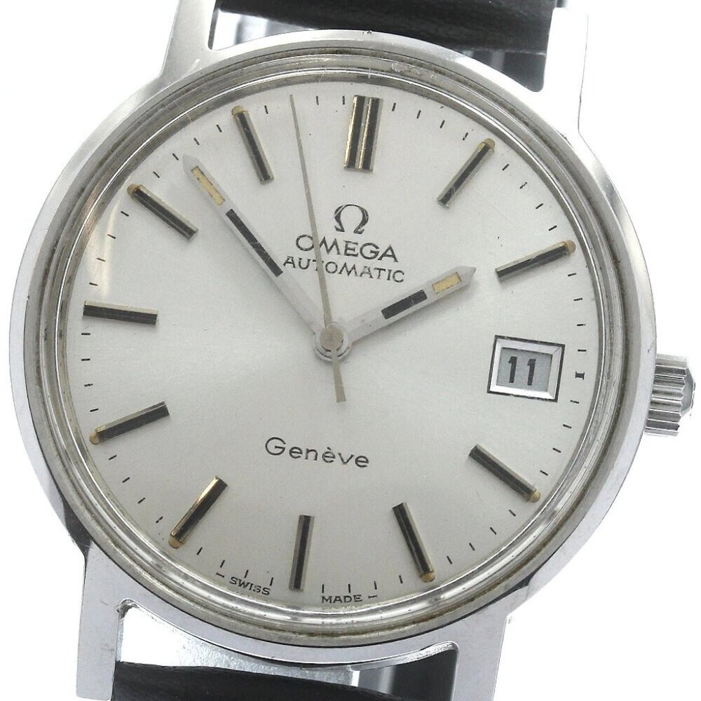OMEGA Geneve Date Cal.1012 Silver Dial Automatic Men's Watch